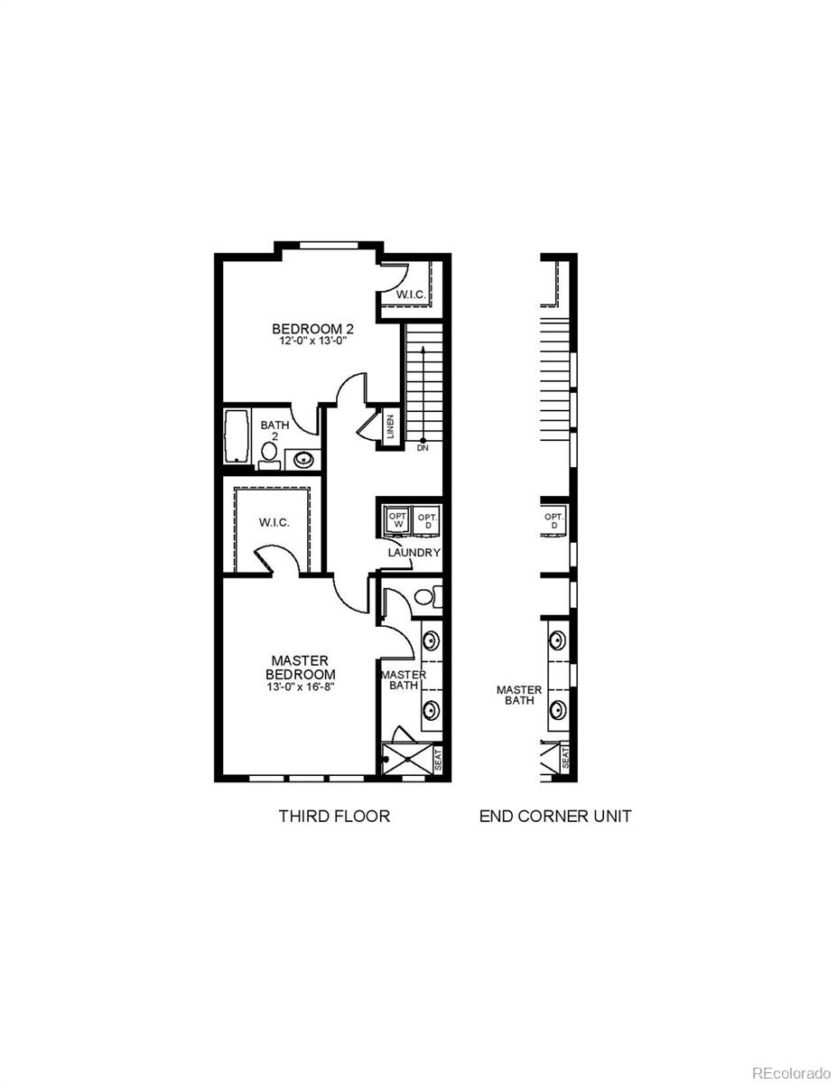 10372 Milwaukee Circle Thornton, CO 80229 - Photo 3 of 5 a picture of a bench in front of a wall