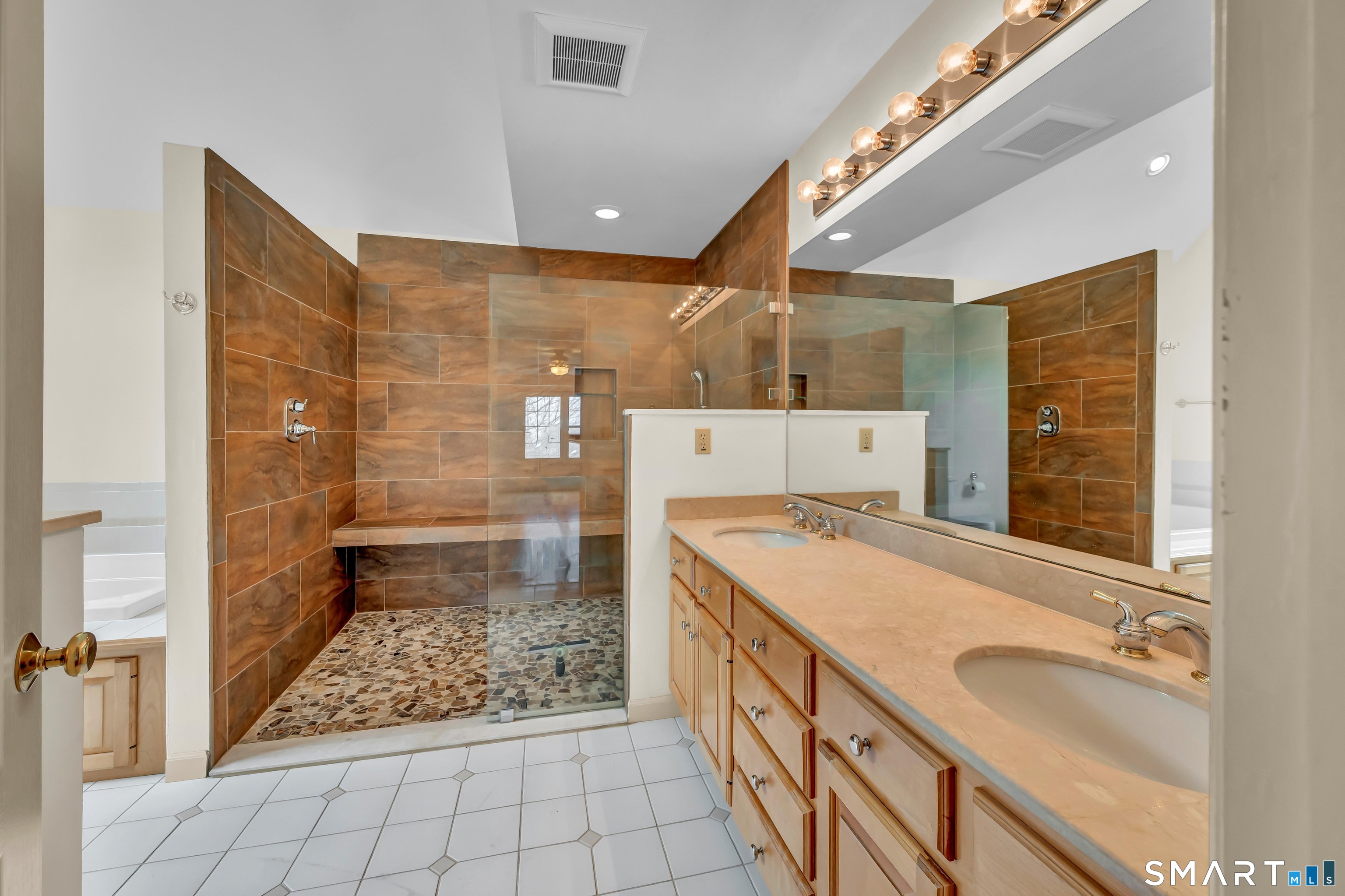 201 Grey Rock Road Southbury, CT 06488 - Photo 24 of 40 Updated Primary Bathroom