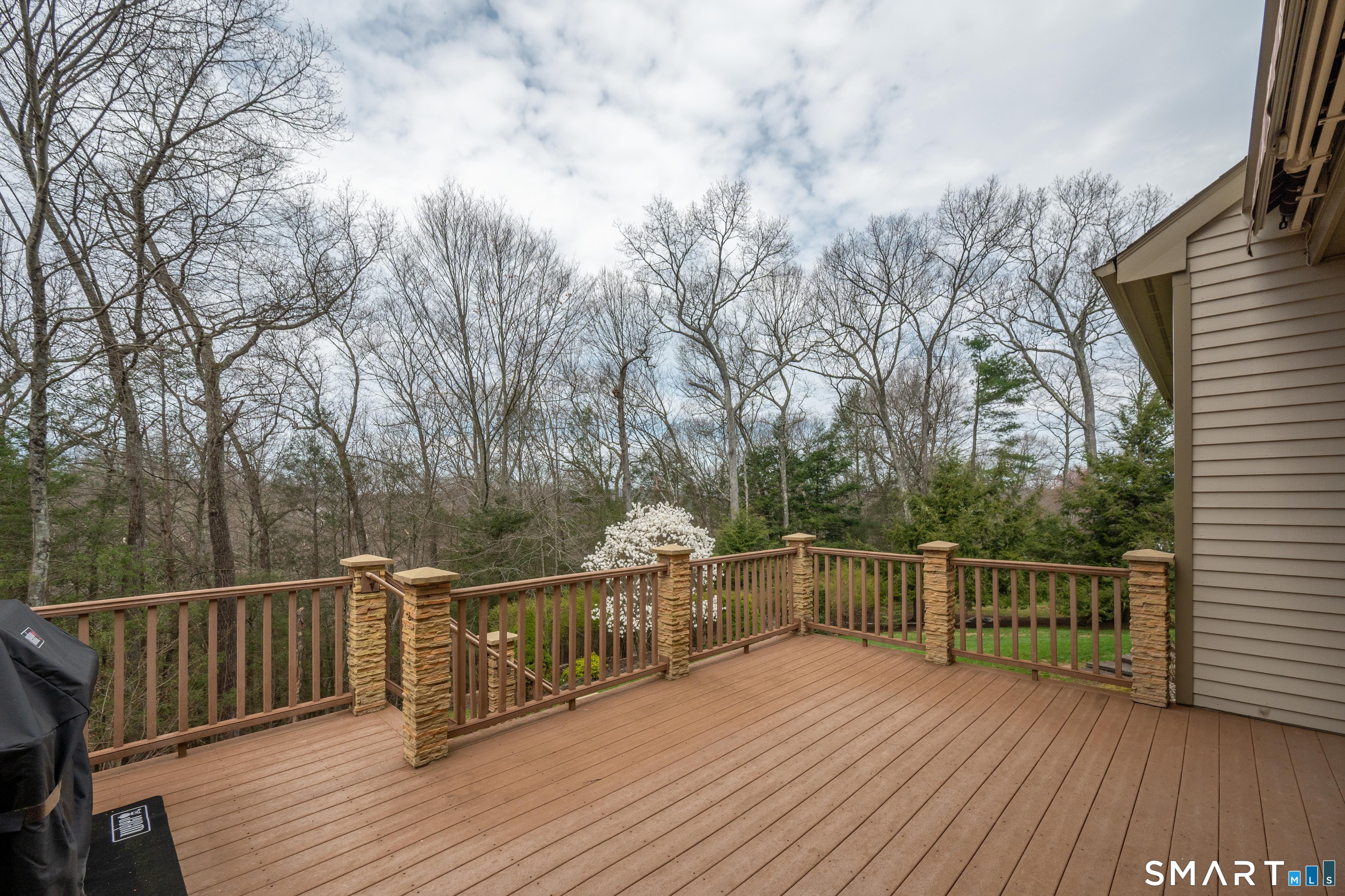201 Grey Rock Road Southbury, CT 06488 - Photo 35 of 40 Trex Deck with Sunsetting Awning