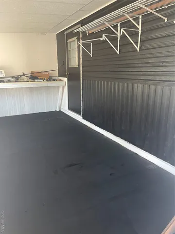 a backyard of a house