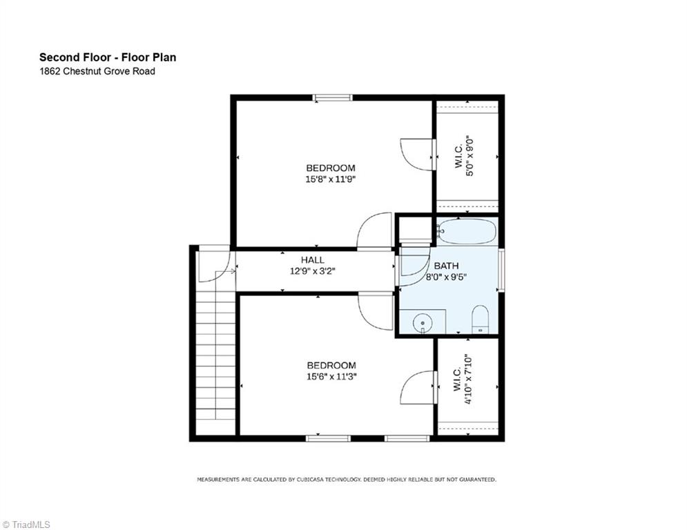 1862 Chestnut Grove Road King, NC 27021 - Photo 30 of 31 Floor Plan - Upstairs