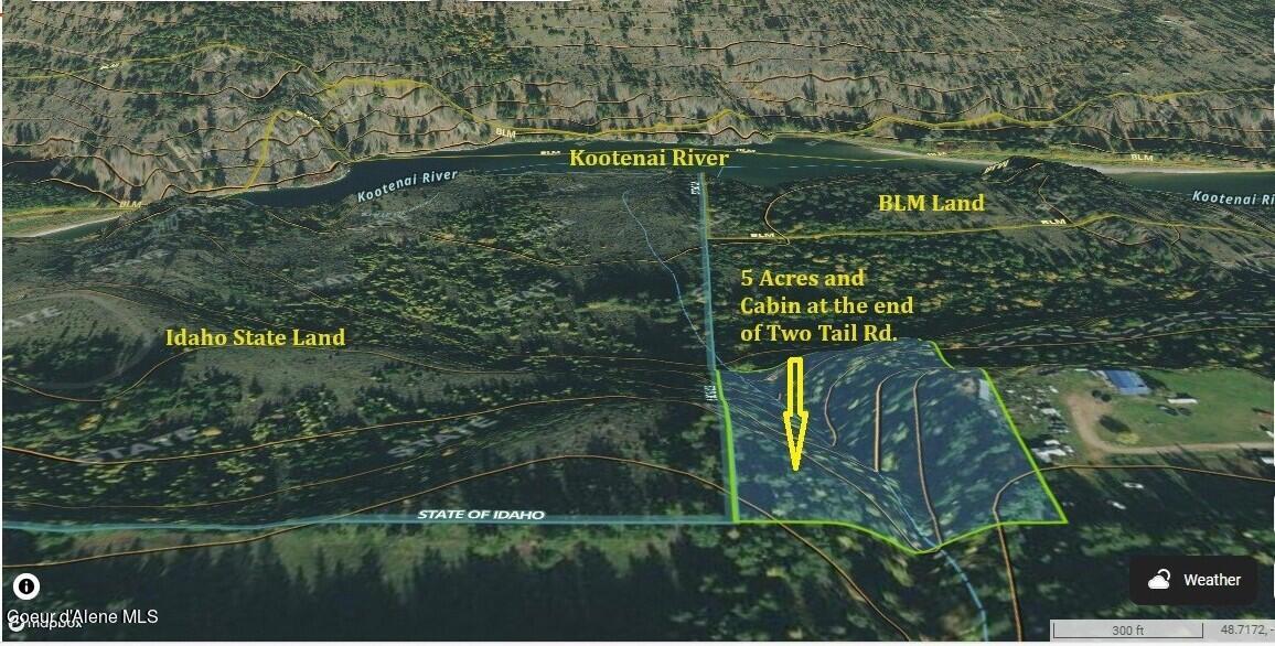1942 Two Tail Road Bonners Ferry, ID 83805 - Photo 11 of 68 NNA Two Tail Rd Horiz Aerial