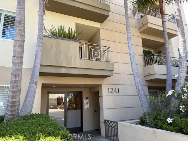 a view of front door of house