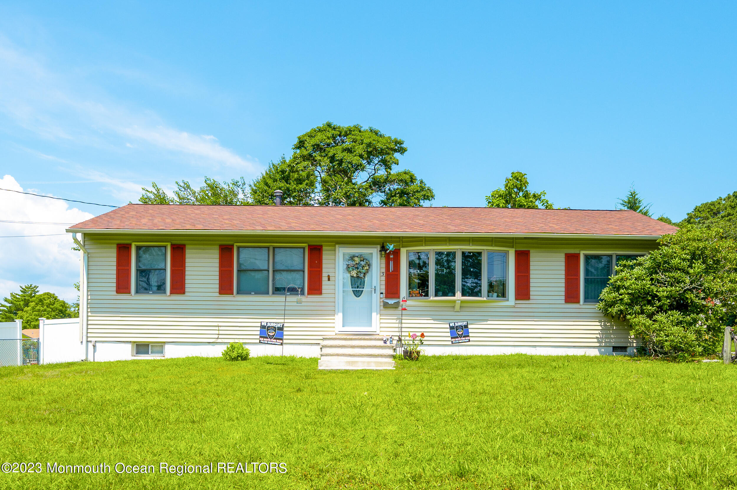 3 Amherst Road Toms River, NJ 08757 - Photo 1 of 19 a front view of a house with a yard