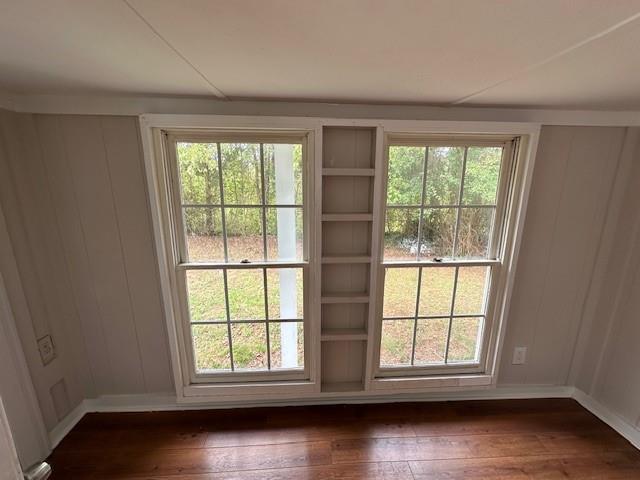 440 Cherry Street Southeast Acworth, GA 30102 - Photo 63 of 73 a view of an empty room with wooden floor and a window