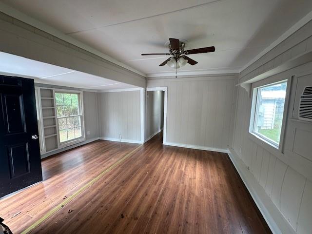 440 Cherry Street Southeast Acworth, GA 30102 - Photo 68 of 73 a view of empty room with wooden floor and fan