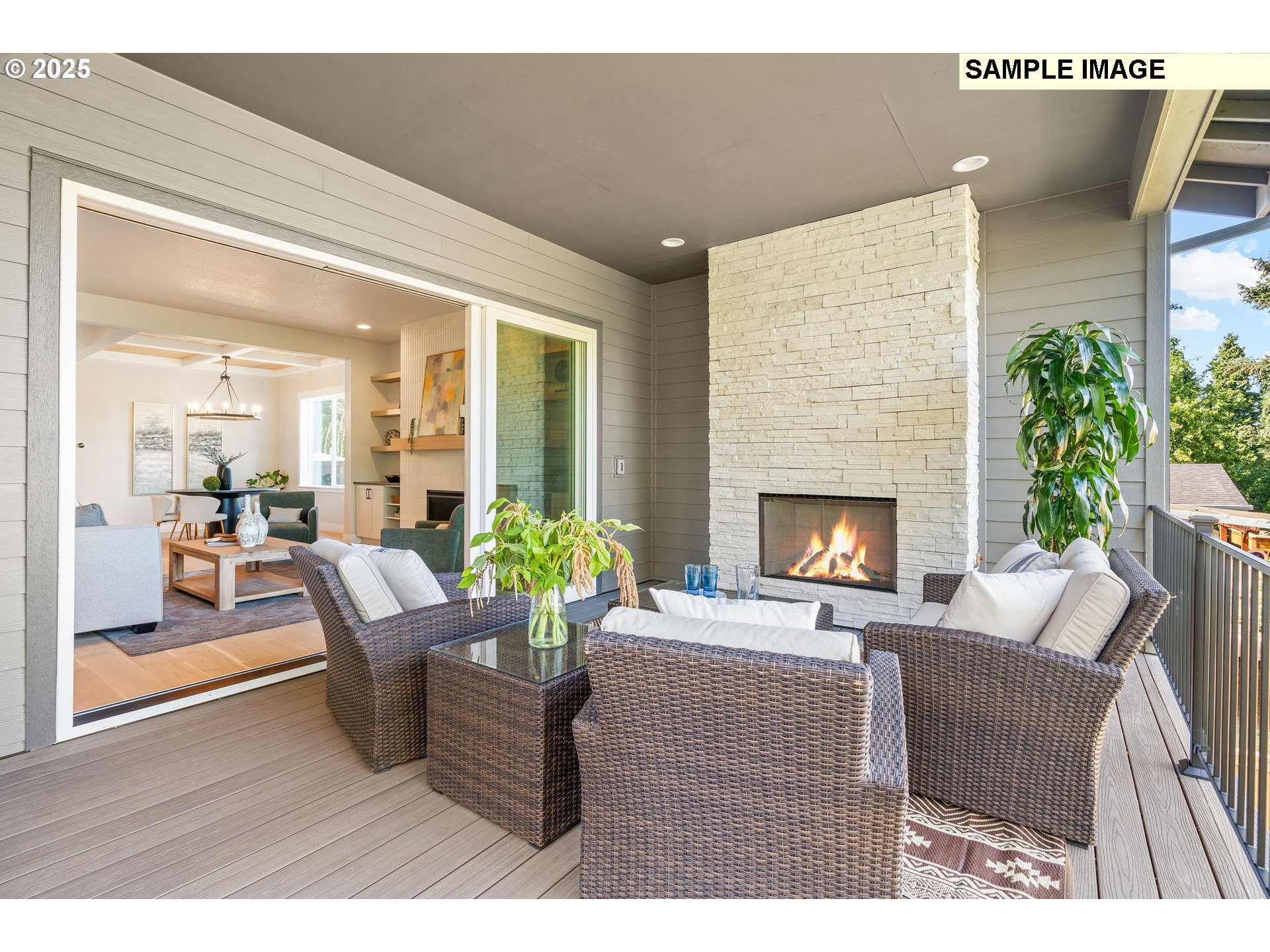 4192 Cornwall Street West Linn, OR 97068 - Photo 11 of 44 a living room with furniture and a fireplace
