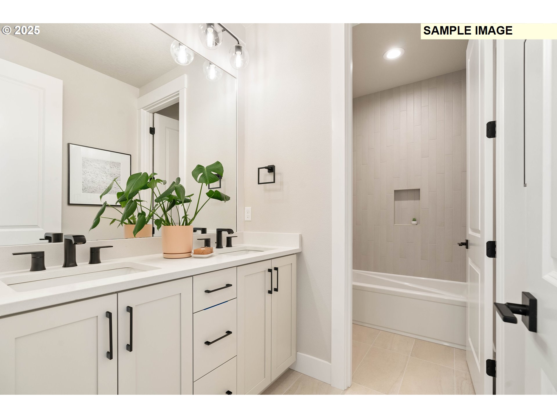 4192 Cornwall Street West Linn, OR 97068 - Photo 16 of 44 a bathroom with a sink a vanity and a mirror
