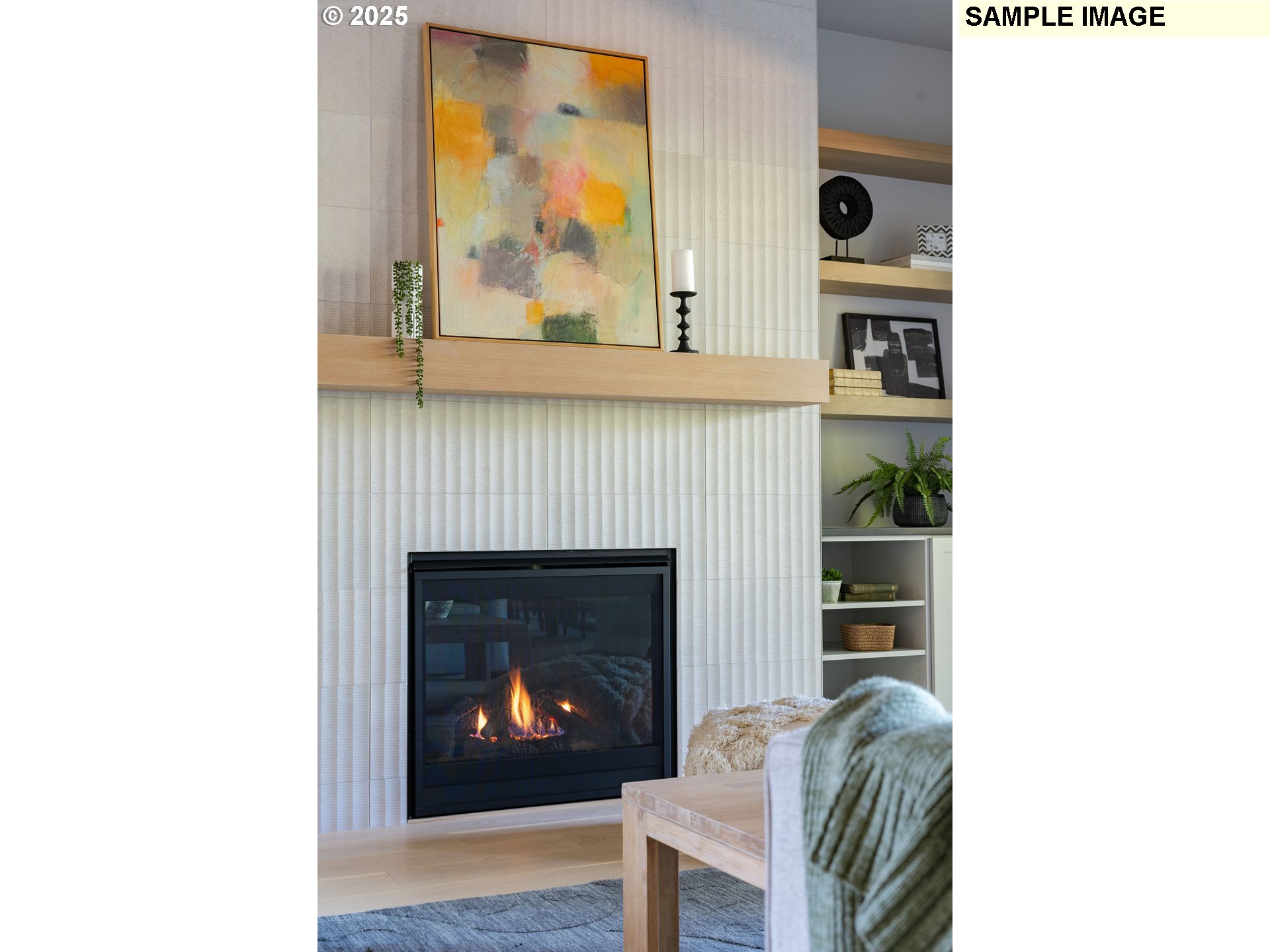 4192 Cornwall Street West Linn, OR 97068 - Photo 18 of 44 a living room with a fireplace and a table