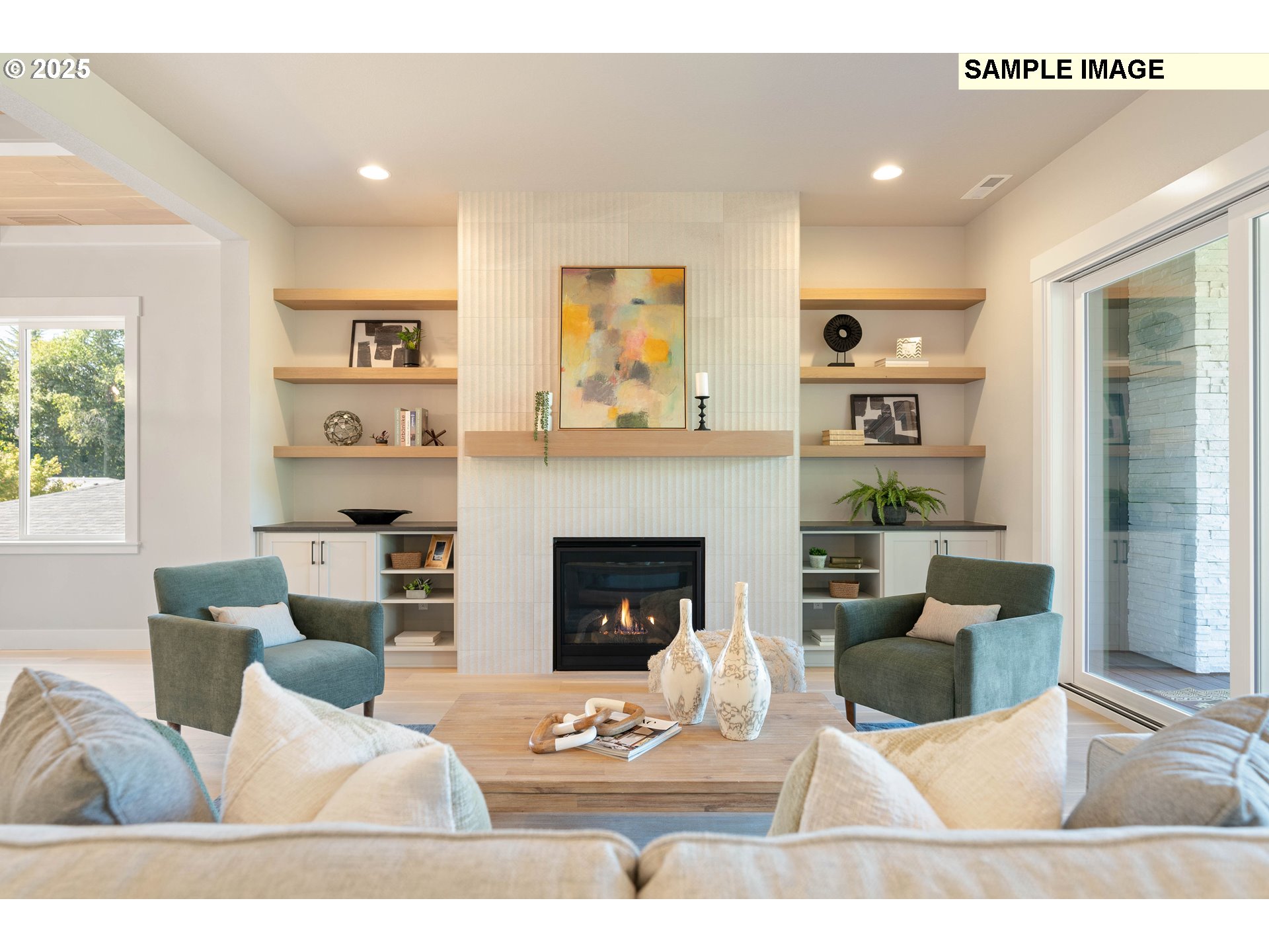 4192 Cornwall Street West Linn, OR 97068 - Photo 6 of 44 a living room with furniture and a fireplace