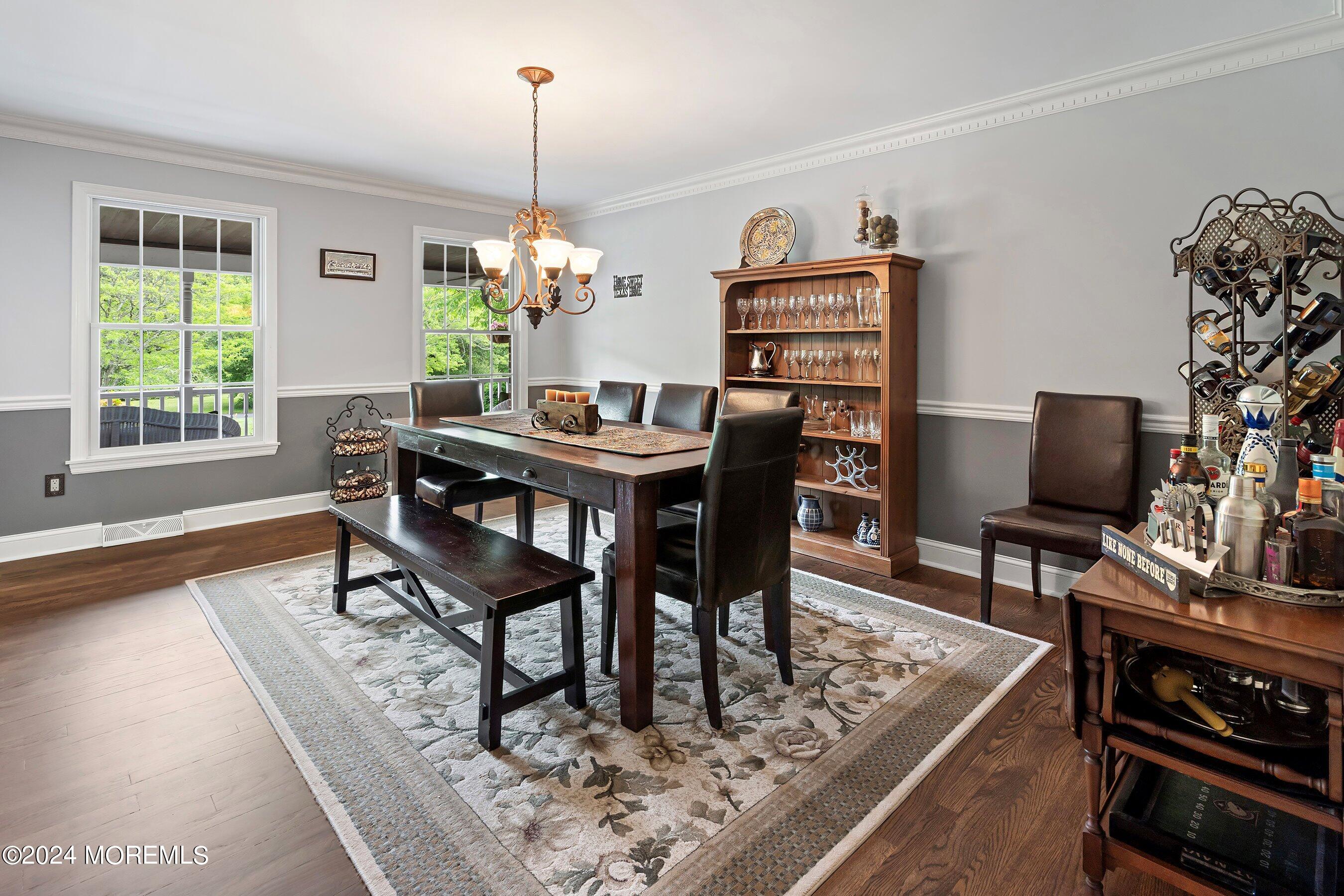 2 Pullen Drive Millstone Township, NJ 08535 - Photo 15 of 87 a view of a dining room with furniture window and wooden floor