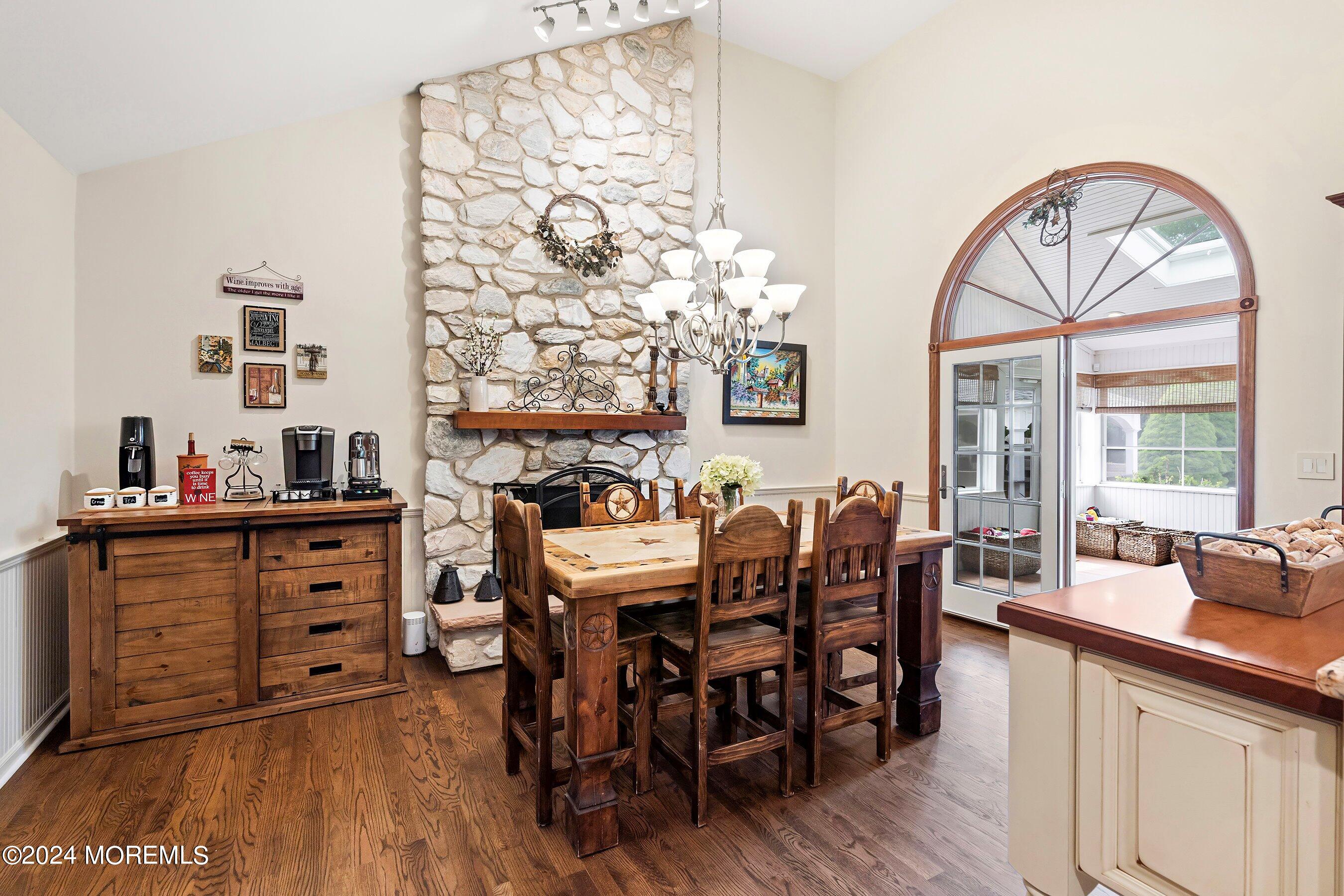 2 Pullen Drive Millstone Township, NJ 08535 - Photo 24 of 87 a view of a dining room with furniture window and outside view