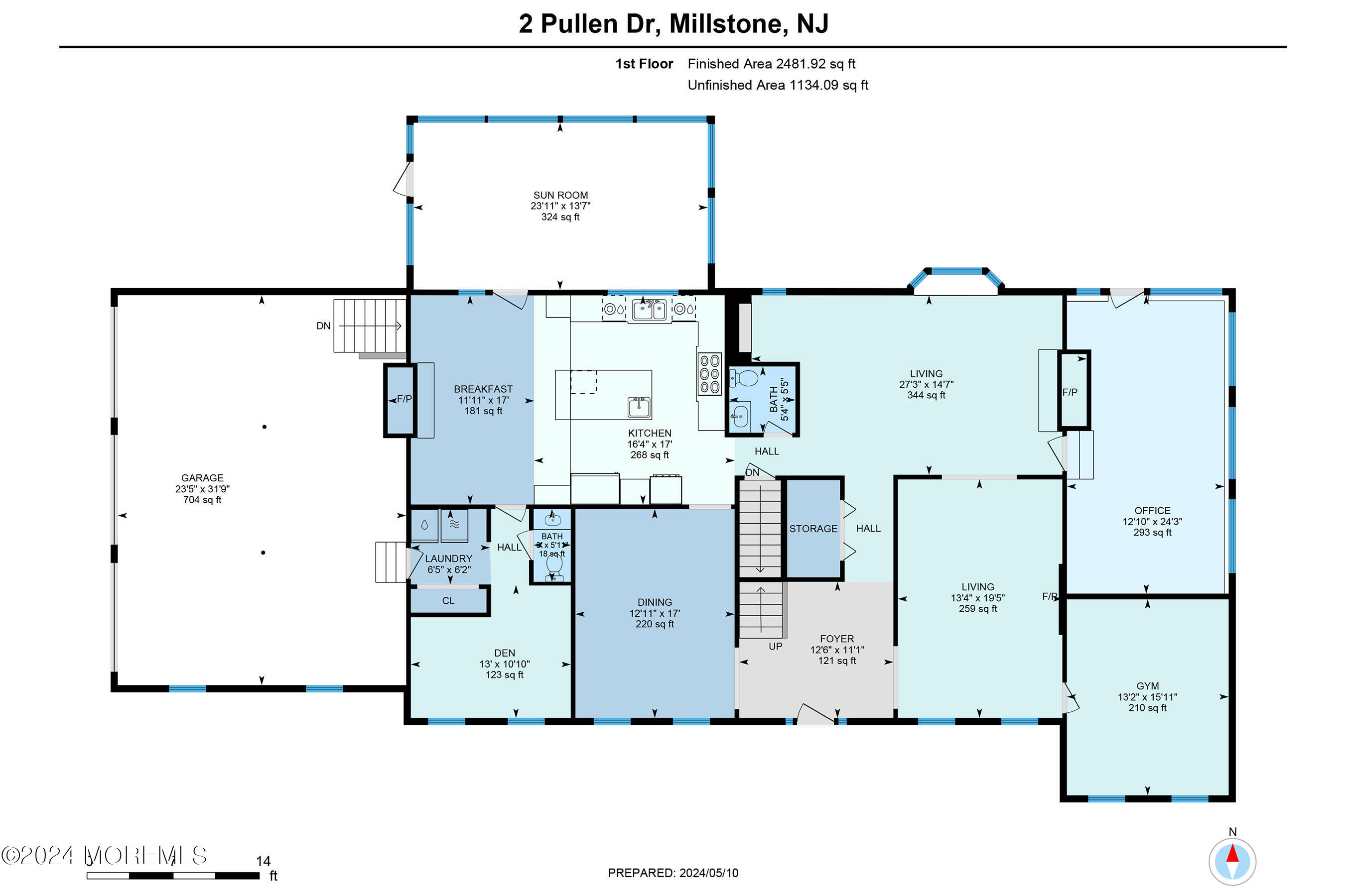 2 Pullen Drive Millstone Township, NJ 08535 - Photo 83 of 87 Floorplan 2