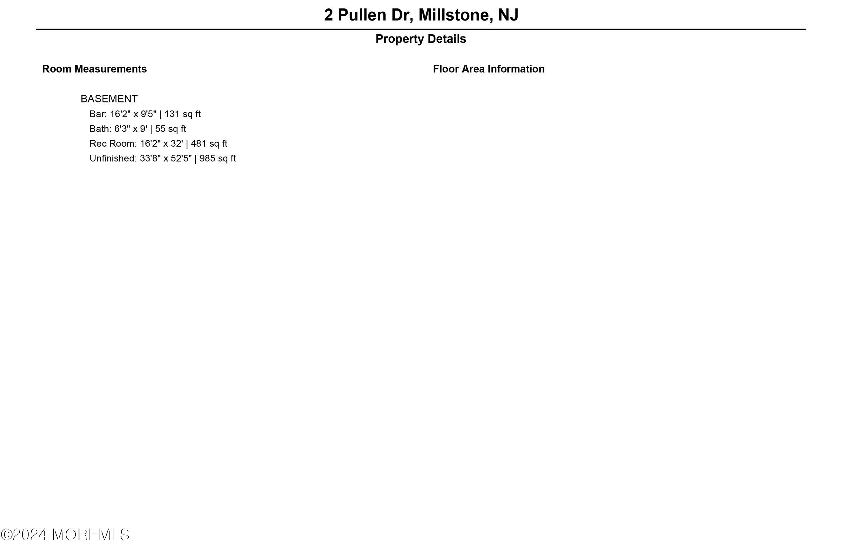 2 Pullen Drive Millstone Township, NJ 08535 - Photo 87 of 87 Floorplan 6