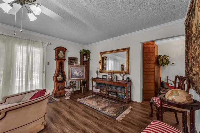 a room with furniture