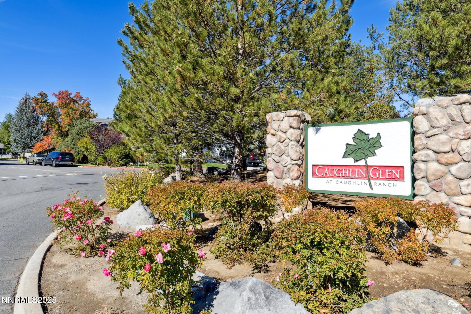 709 Caughlin Glen Reno, NV 89519 - Photo 34 of 41 a sign that is sitting on a brick wall