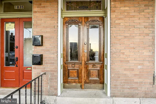 view of front door of house