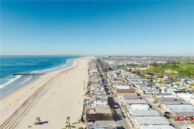 a view of a terrace with a water view