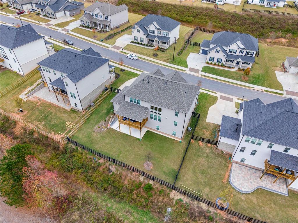 162 Carmichael Drive Canton, GA 30115 - Photo 53 of 57 an aerial view of a house with a swimming pool