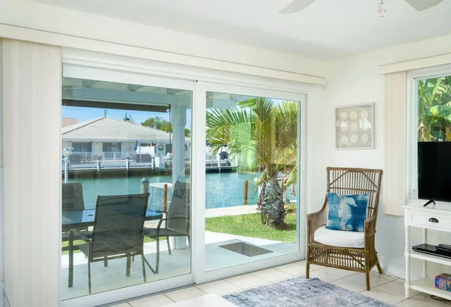 a view of yard with swimming pool