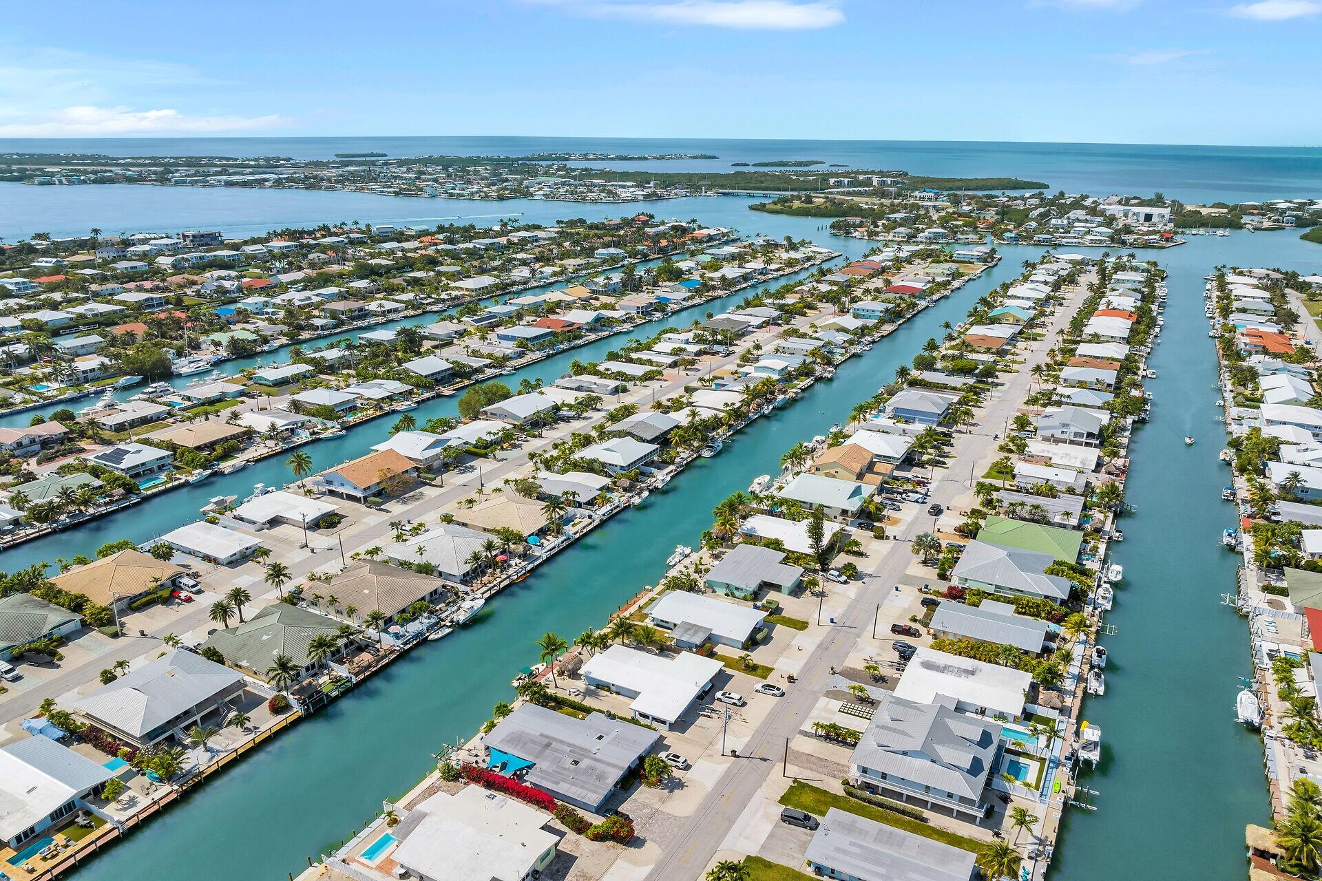 261-271 9th Street Key Colony Beach, FL 33051 - Photo 65 of 68 an aerial view of a city with ocean view