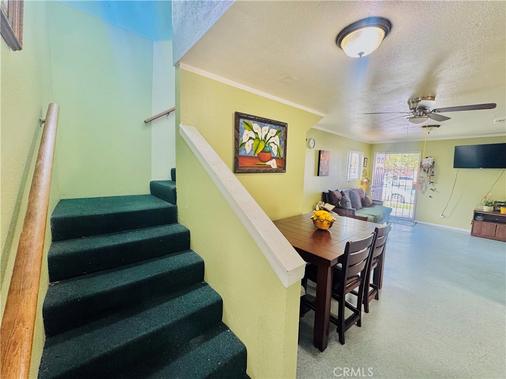 812 East 8th Street Long Beach, CA 90813 - Photo 29 of 40 a view of entryway and dining room with stairs
