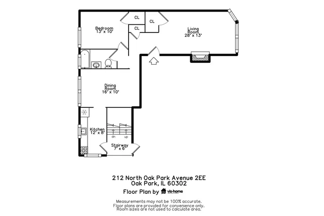 $176,000 | 212 North Oak Park Avenue, Unit 2EE, Oak Park, IL 60302