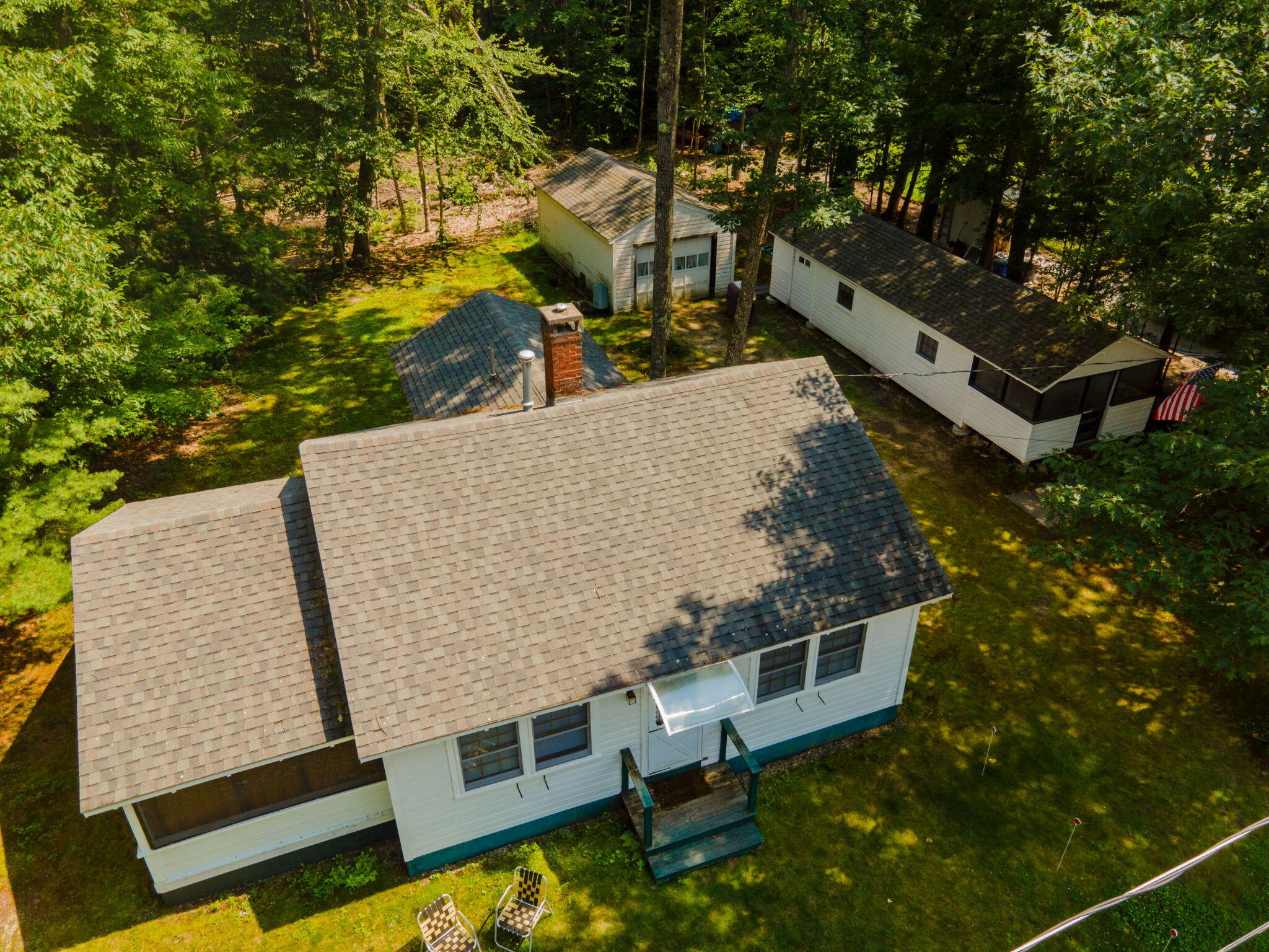 58 Quest Avenue Sebago, ME 04029 - Photo 2 of 44 58 Quest drone all buildings