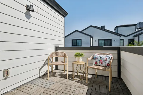 a view of outdoor space with seating space