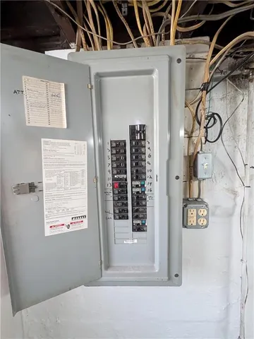 a view of a hallway with entryway