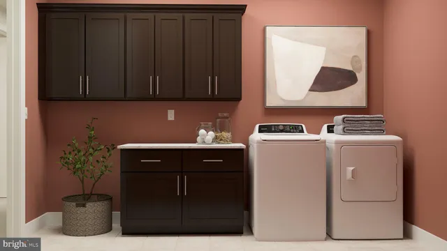 a room with storage and utility