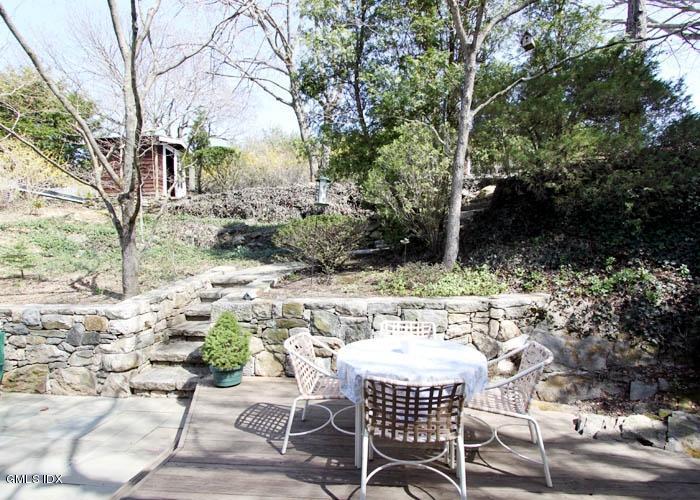 211 Sheep Hill Road Riverside, CT 06878 - Photo 8 of 9 a view of backyard with furniture
