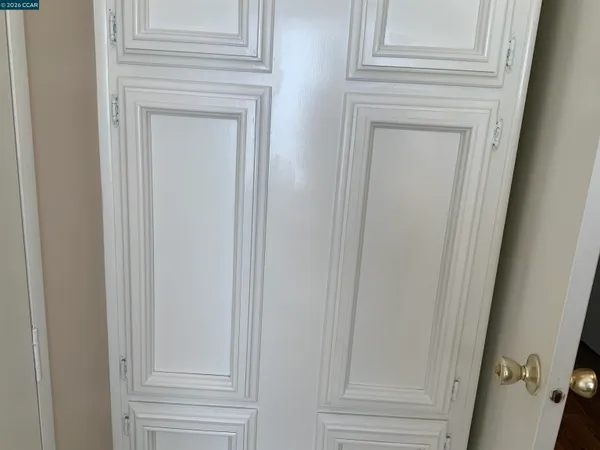 a view of front door