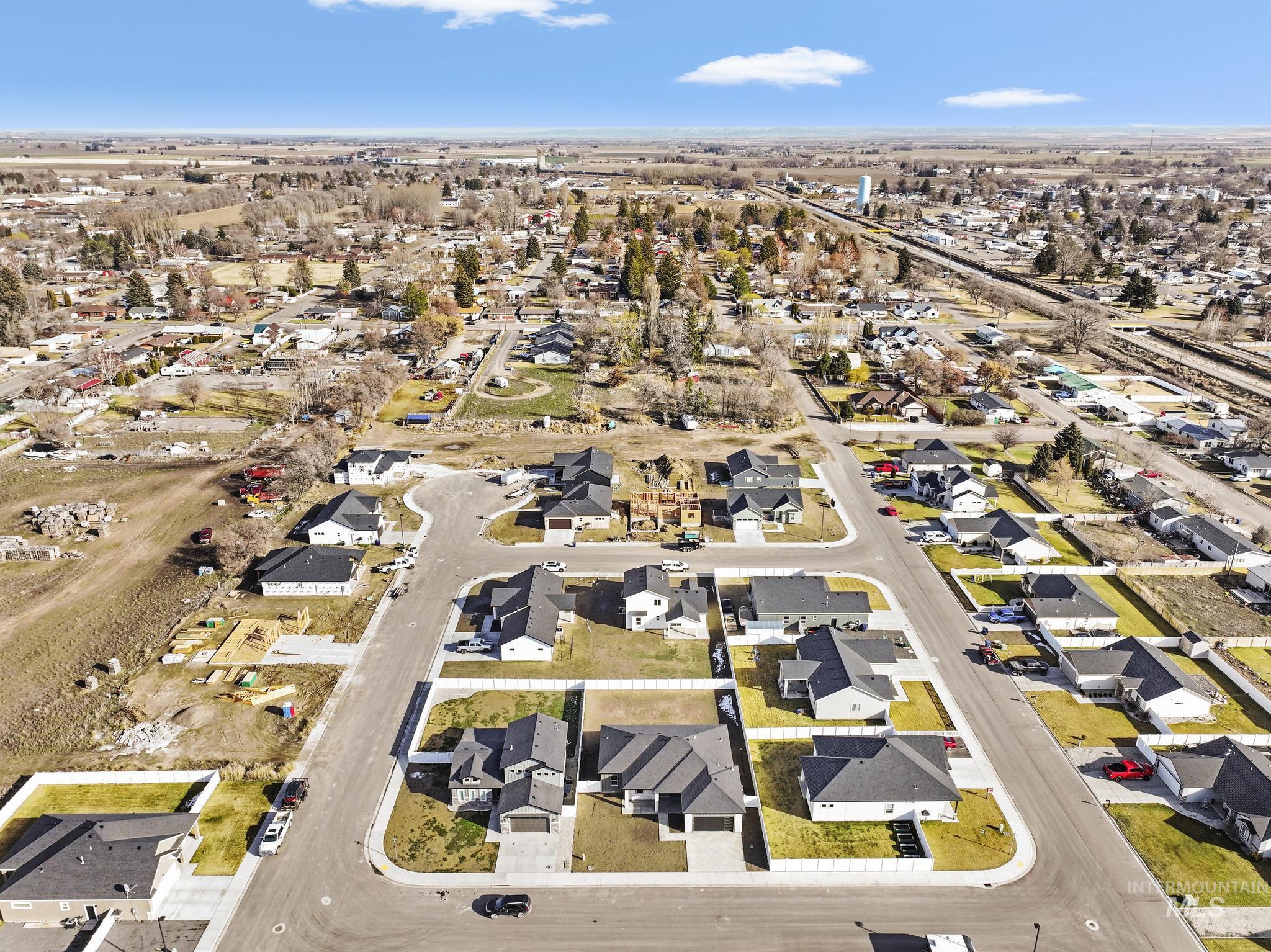 1316 K Street Rupert, ID 83350 - Photo 36 of 44 Aerial view of property's location with nearby suburban area