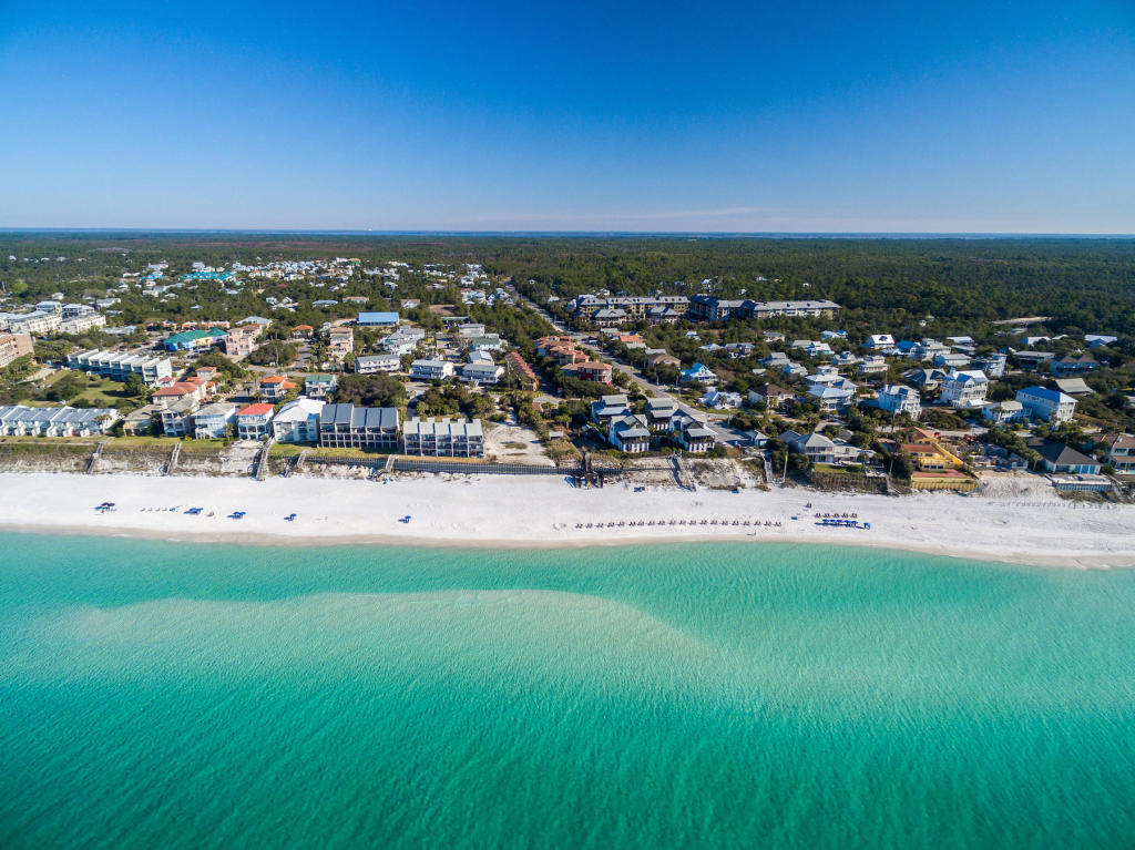 75 Matt's Way Santa Rosa Beach, FL 32459 - Photo 7 of 8 an aerial view of a city with lots of residential buildings