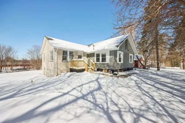 a view of a house with a patio