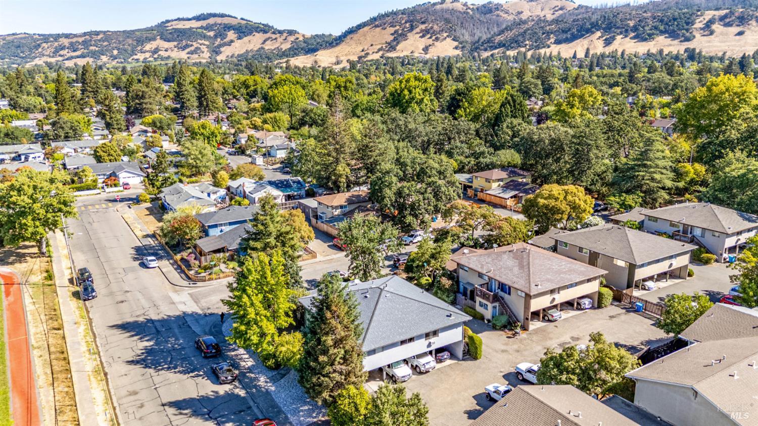 5020 Roma Street Santa Rosa, CA 95409 - Photo 10 of 29 an aerial view of residential houses with outdoor space