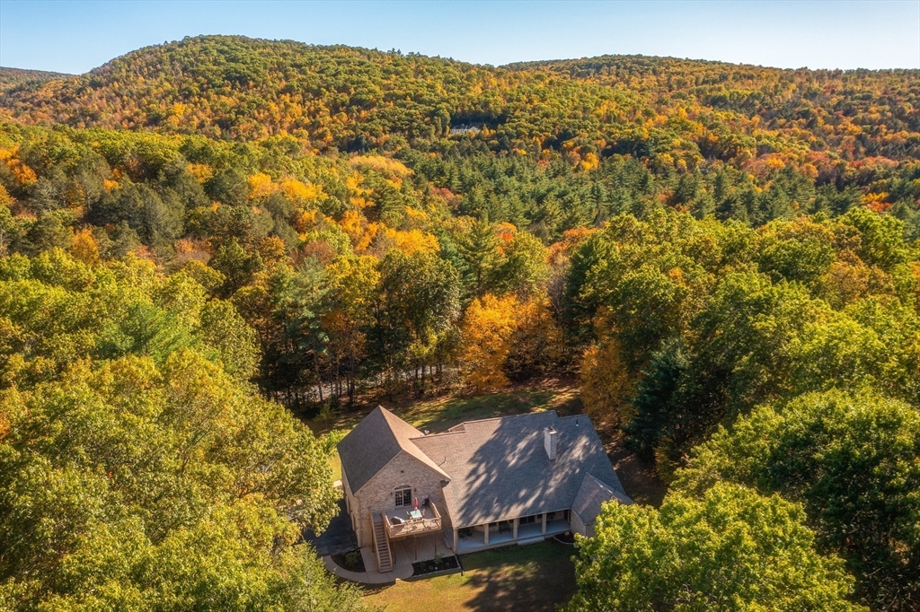 59 St Germain Road Hampden, MA 01036 - Photo 4 of 42 an aerial view of a house with a yard