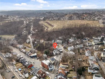 a view of city and ocean