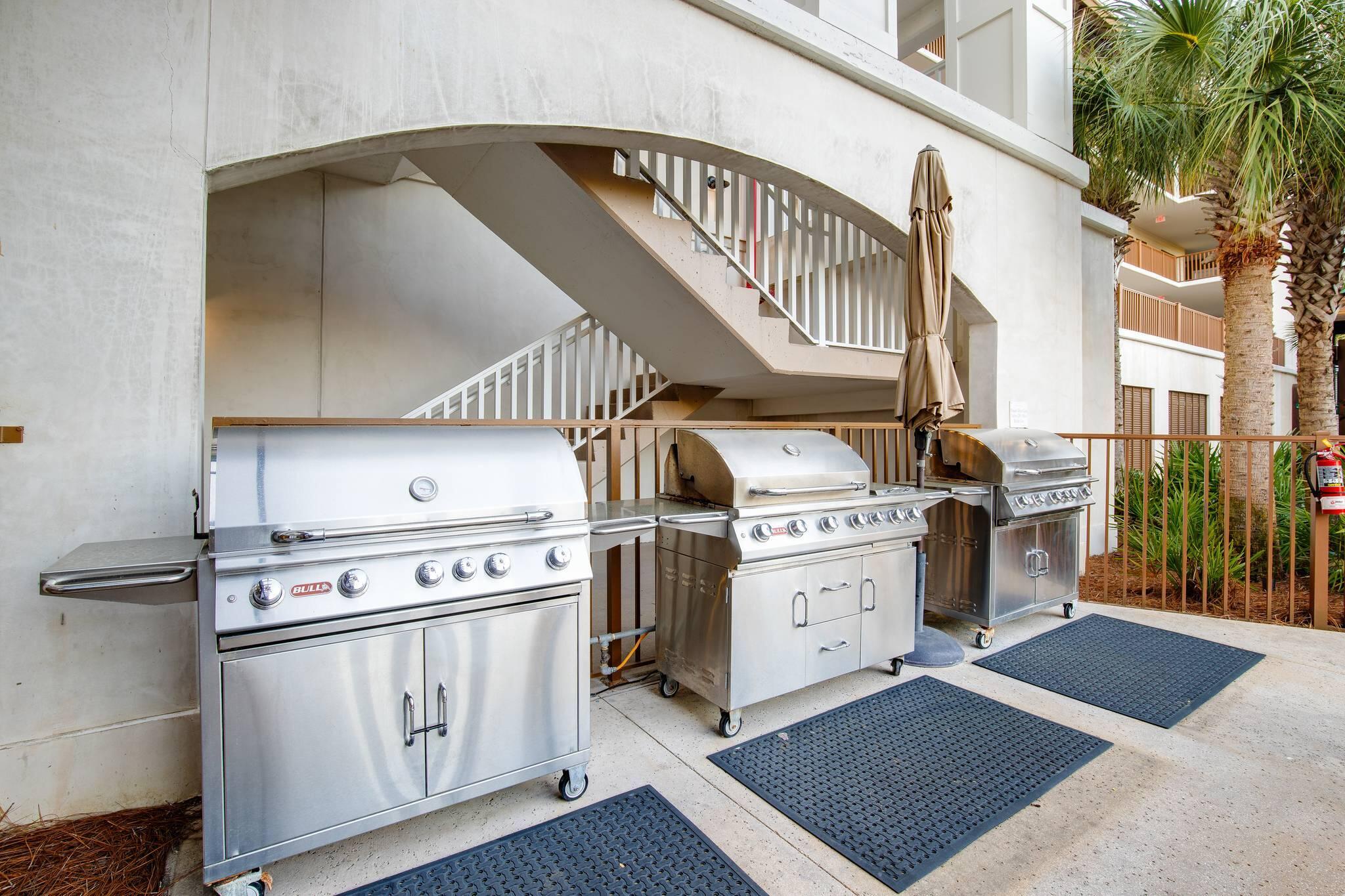 2050 West County Highway 30A, Unit M1310 Santa Rosa Beach, FL 32459 - Photo 49 of 63 Premium Grilling Station