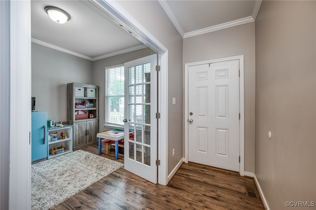 8006 Bole Hat Road Chesterfield, VA 23832 - Photo 9 of 47 Doorway to outside featuring wood finished floors,
