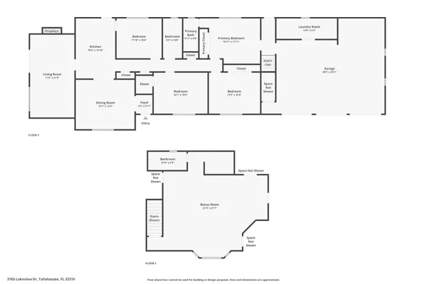 $550,000 | 3765 Lakeview Drive, Tallahassee, FL 32310