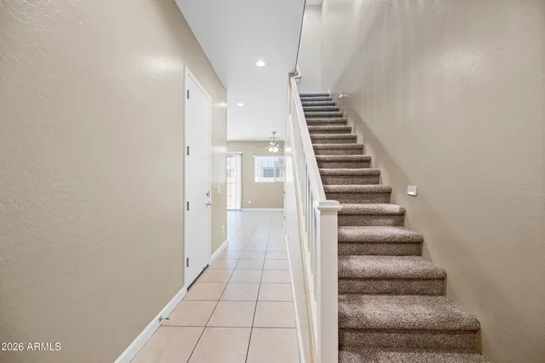 a view of entryway and hall