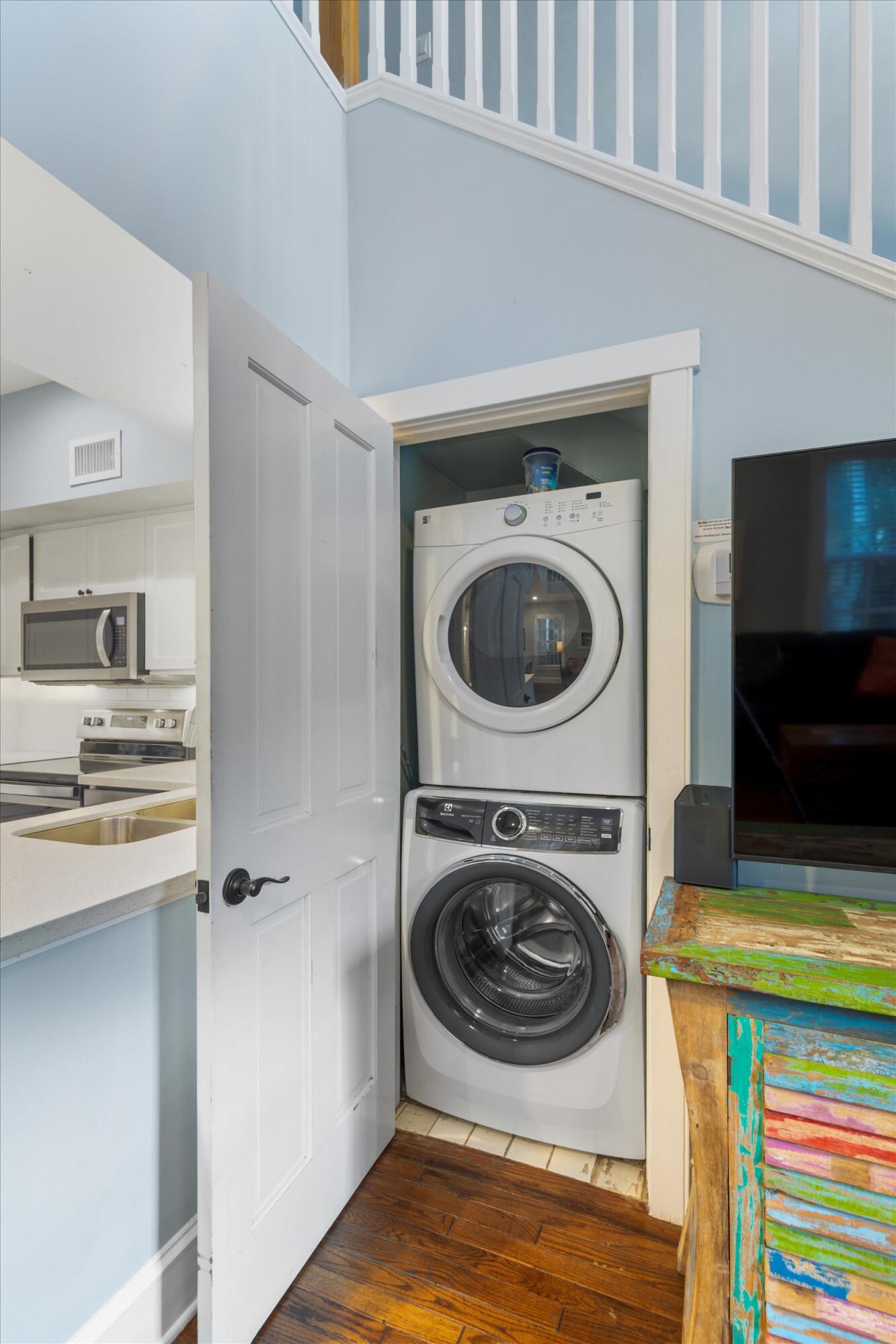 606 Truman Avenue, Unit 7 Key West, FL 33040 - Photo 29 of 49 a utility room with sink washer and dryer