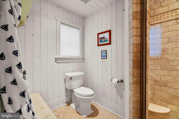 an aerial view of residential building and parking space