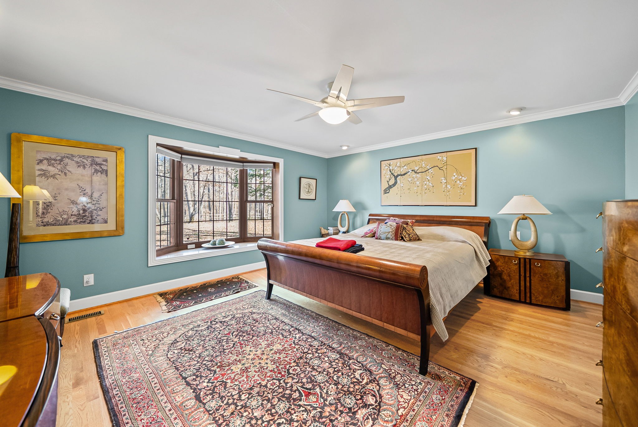 2419 Williams Hollow Road McEwen, TN 37101 - Photo 19 of 85 a bedroom with a bed and wooden floor