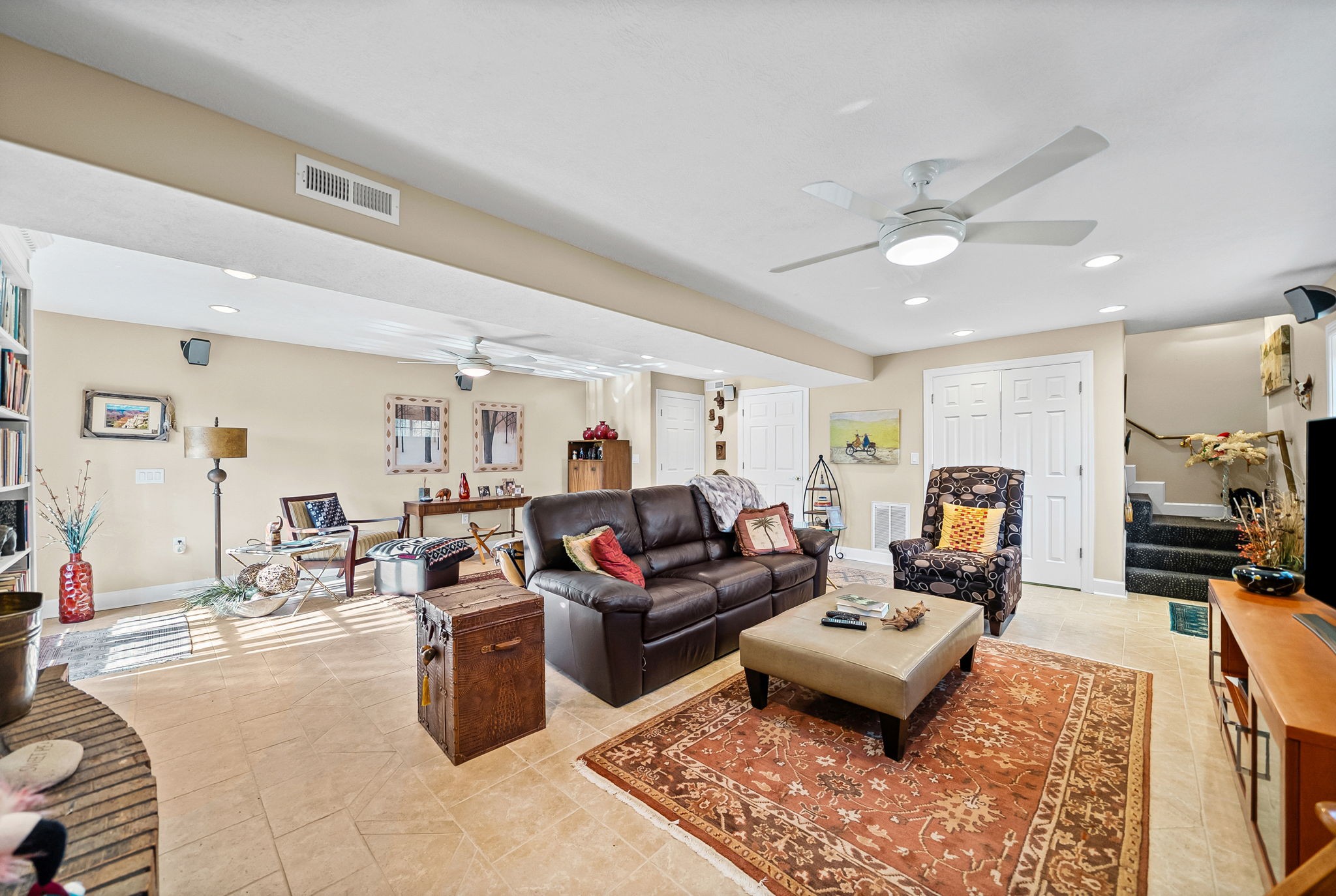 2419 Williams Hollow Road McEwen, TN 37101 - Photo 67 of 85 a living room with furniture and a fireplace