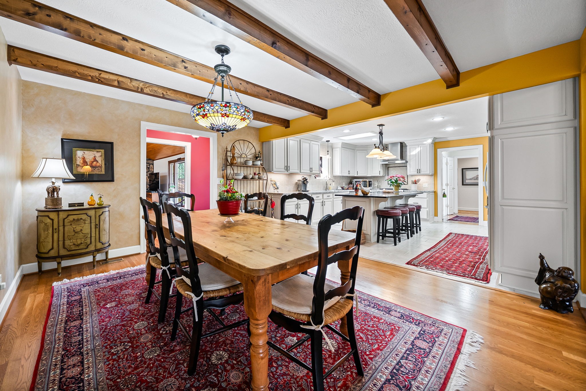 2419 Williams Hollow Road McEwen, TN 37101 - Photo 8 of 85 a view of a dining room with furniture and wooden floor