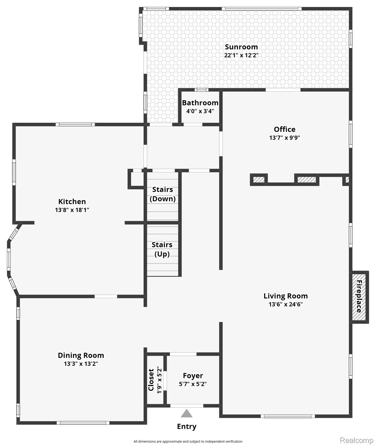 16580 Westmoreland Road Detroit, MI 48219 - Photo 34 of 37 Floor plan
