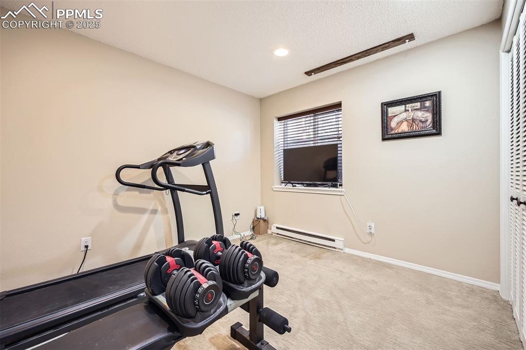 46 Barr Lake Circle Divide, CO 80814 - Photo 19 of 47 a room with gym equipment